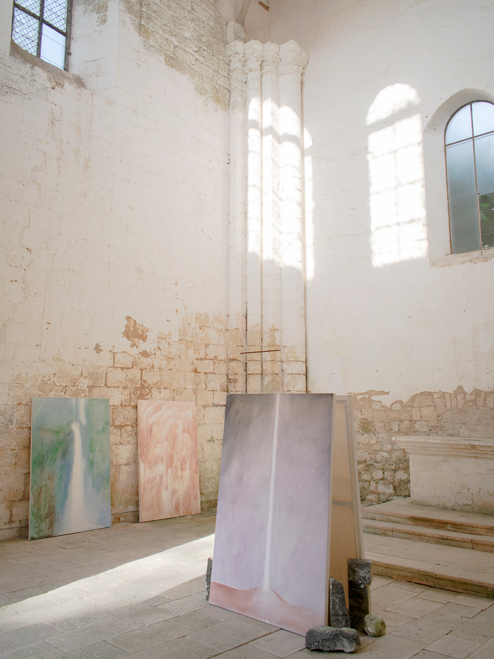 Nino Kanapadze, Cascades, vue d'exposition, Courtesy of the Artist and Villa Atrata, © ADAGP, 2025